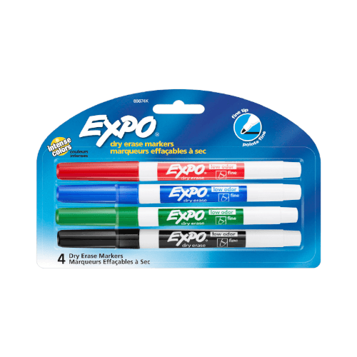 EXPO Dry Erase Assorted Whiteboard Markers