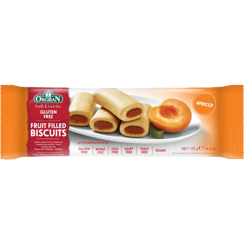 Orgran Apricot Fruit Filled Biscuits