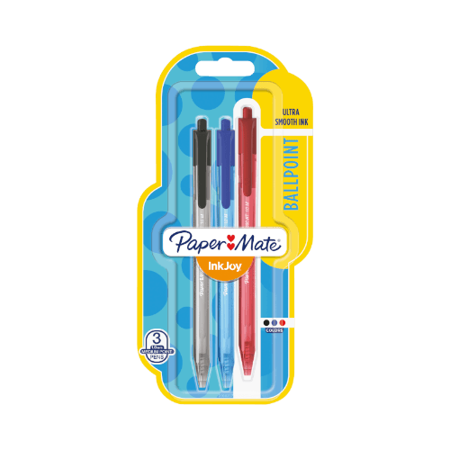 Paper Mate Inkjoy Assorted Pens 3 pack