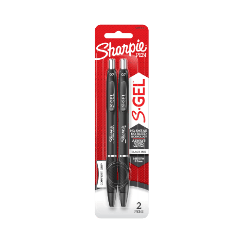 Sharpie S-Gel Black Pens