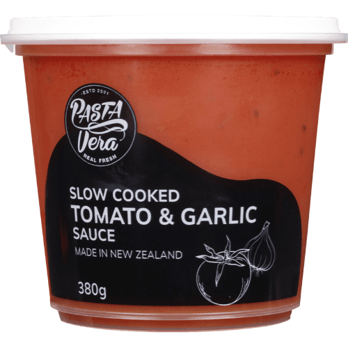 Pasta Vera Slow Cooked Tomato & Garlic Sauce