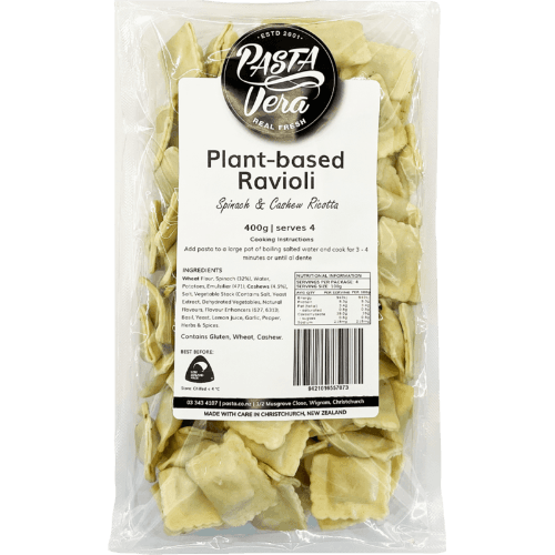 Pasta Vera Vegan Spinach & Ricotta Ravioli