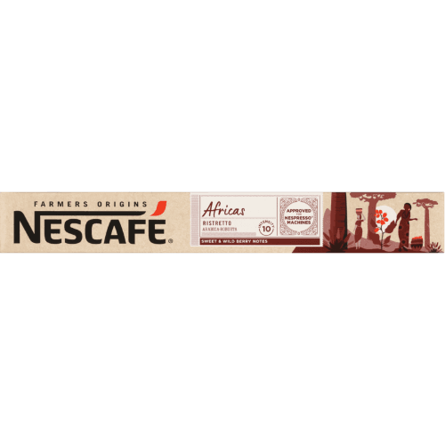 Nescafe Farmers Origins Africas Ristretto Coffee Capsules 10 × 55 g