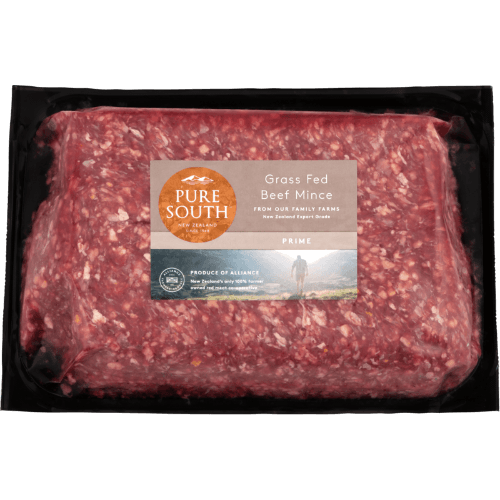 Pure South Fresh Grass Fed Beef Mince Halal 85CL 1 kg