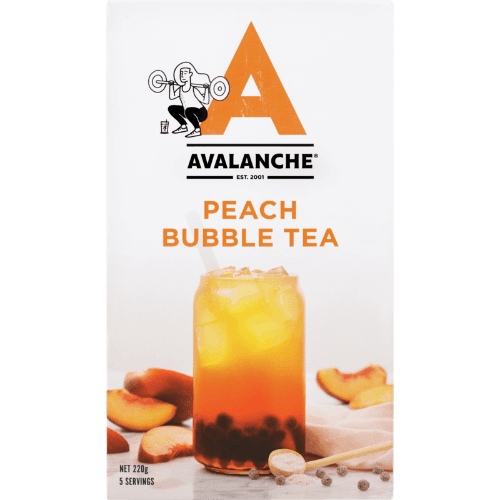 Avalanche Peach Bubble Tea 5 × 44 g