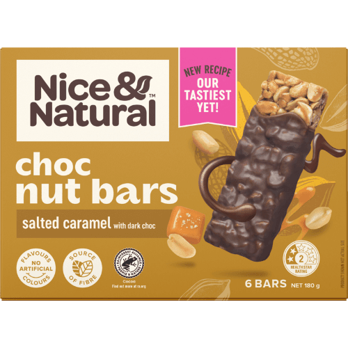 Nice & Natural Salted Caramel Choc Nut Bars