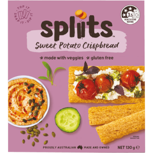 Spliits Sweet Potato Crispbread