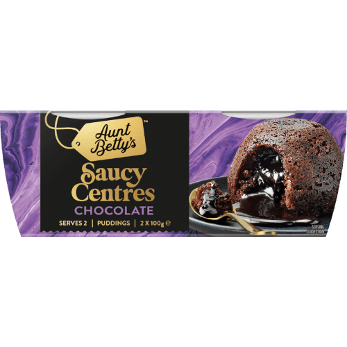 Aunt Betty's Saucy Centres Chocolate Puddings