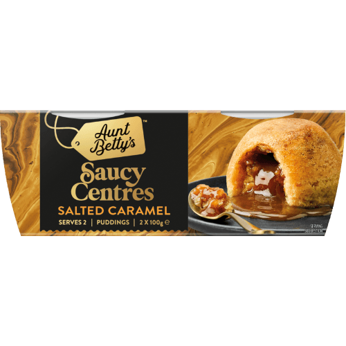Aunt Betty's Saucy Centres Salted Caramel Puddings