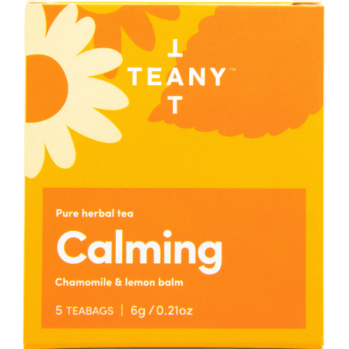 Teany Calming Chamomile & Lemon Balm Pure Herbal Tea Bags 5 pack