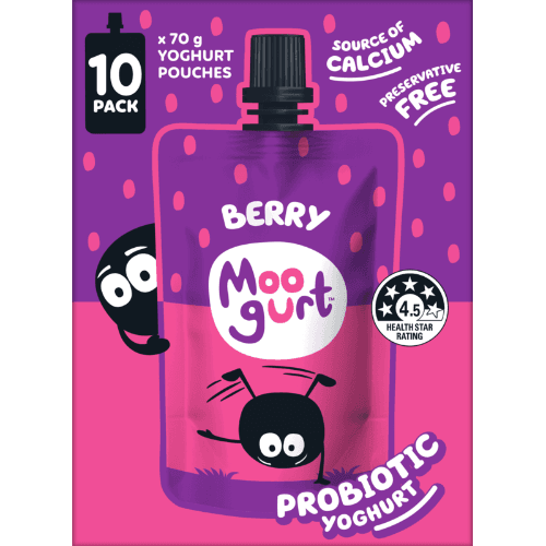 Moogurt Berry Probiotic Yoghurt Pouch