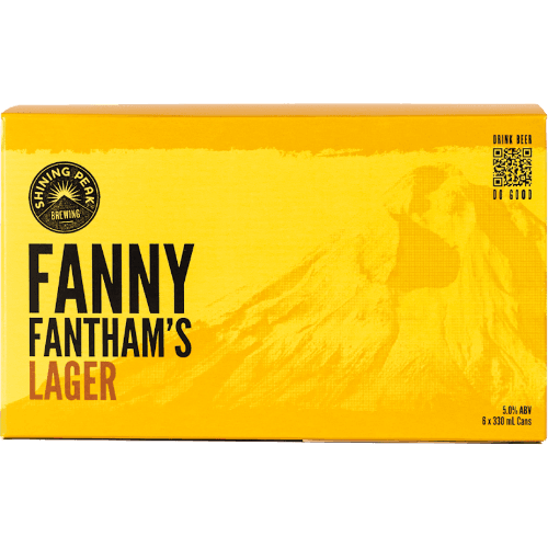 Shining Peak Brewing Fanny Fantham's Lager 6 × 330 mL