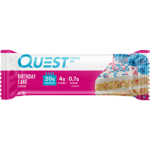 Quest Birthday Cake Flavour Protein Bar
