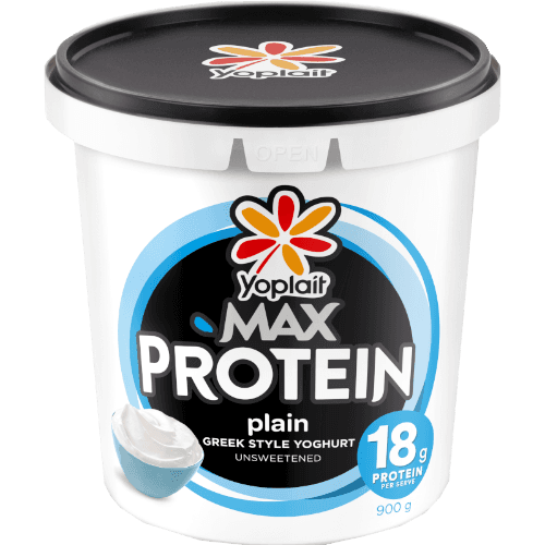 Yoplait Max Protein Plain Greek Style Unsweetened Yoghurt