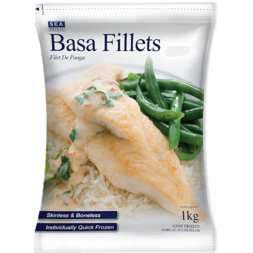 Sea Breeze White Basa Fish Fillets Skinned & Boned