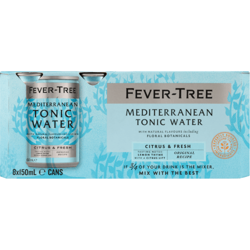 Fever-Tree Mediterranean Tonic Water Cans