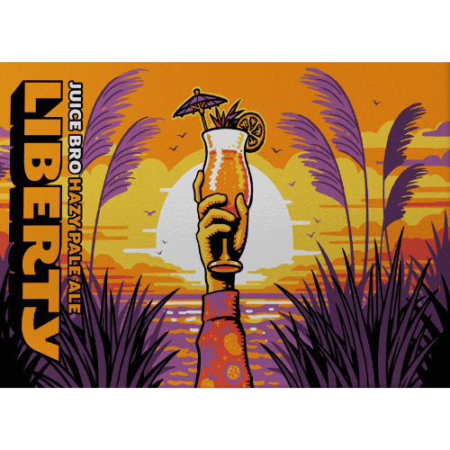 Liberty Brewing Co Juice Bro Hazy Pale Ale 6 × 330 mL