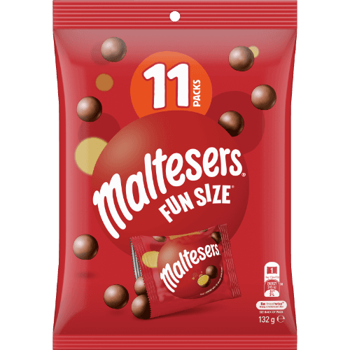 Maltesers Fun Size Milk Chocolate 11 Piece Bag