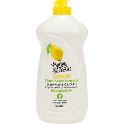 Spring Fresh Lemon Plant Based Formula Dishwashing Liquid
