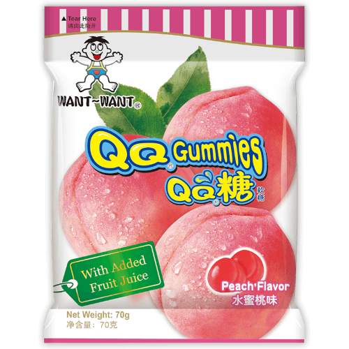 Want Want Peach QQ Gummies