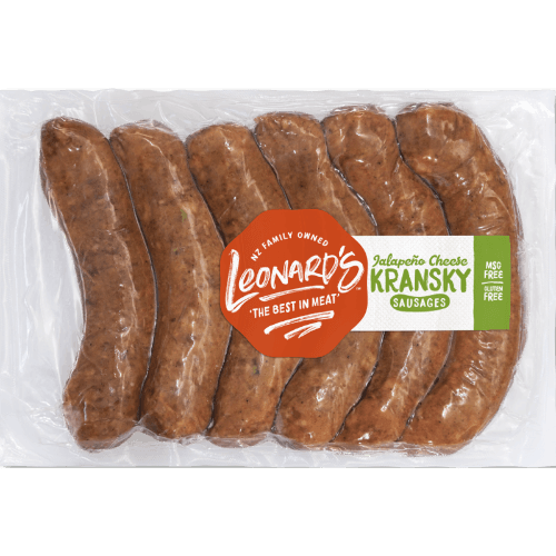 Leonards Jalapeno Cheese Kransky Sausages