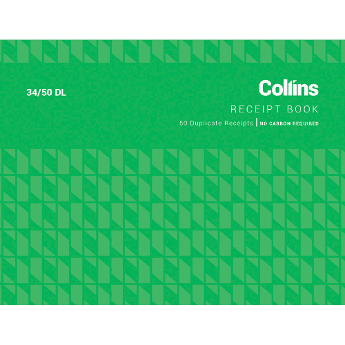 Collins Receipt Book 45/50 DL