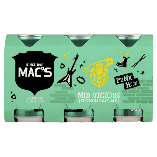 Mac's Mid Vicious Session Pale Ale Cans