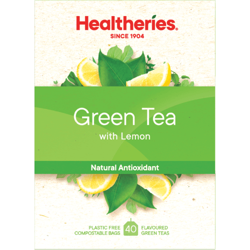 Healtheries Green Tea with Lemon Tea Bags