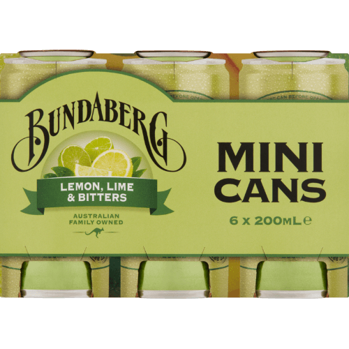 Bundaberg Lemon Lime & Bitters Mini Cans
