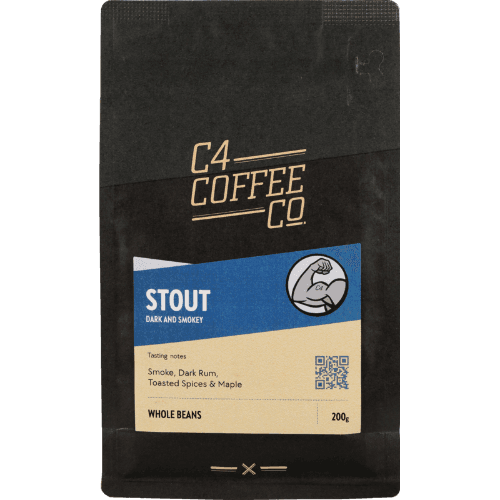 C4 Coffee Co. Stout Whole Coffee Beans 200 g