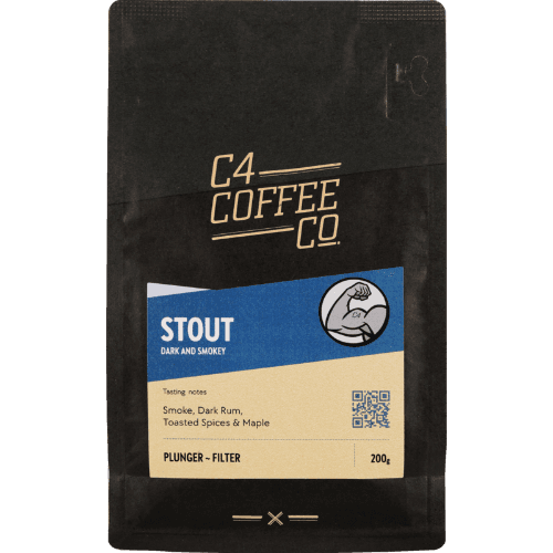 C4 Coffee Co. Stout Plunger-Filter Grind Coffee 200 g