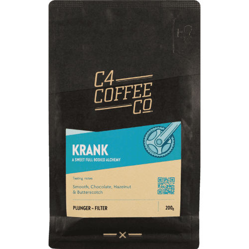 C4 Coffee Co. Krank Plunger-Filter Grind Coffee 200 g