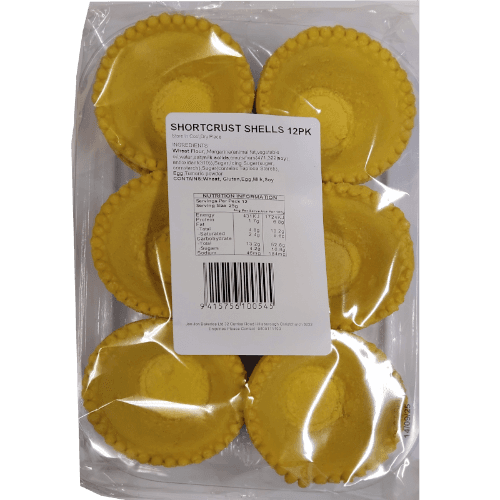 Jon-Jon Shortcrust Shells Plain Pack