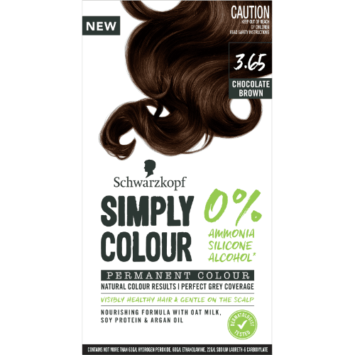 Schwarzkopf 3.65 Chocolate Brown Hair Colour