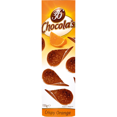 Chocolas Crispy Orange Chocolate Curls