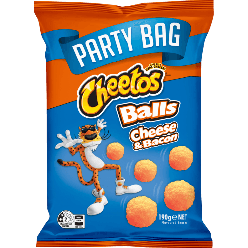 Cheetos Cheese & Bacon Balls Flavoured Corn Snacks