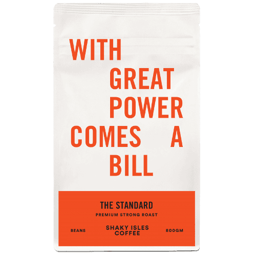 Shaky Isles Coffee Co The Standard Premium Strong Roast Coffee Beans 800 g