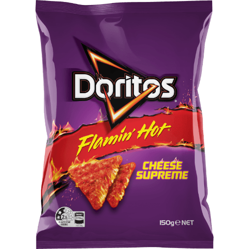 Doritos Flamin Hot Cheese Supreme Corn Chips