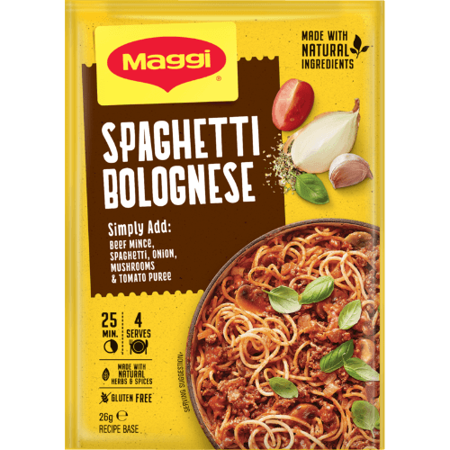 Maggi Spaghetti Bolognese Recipe Base Sachet