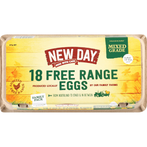 New Day Free Range Mixed Grade Eggs