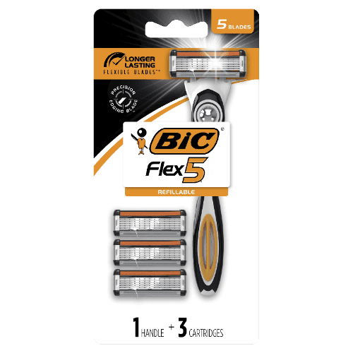 Bic Titanium 1 Handle 3 Cartridges Shaver