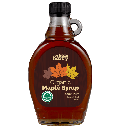 Whole Harry Grade A Dark Organic Maple Syrup