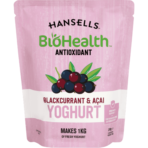 Hansells BioHealth Antioxidant Blackcurrant & Acai Yoghurt Base
