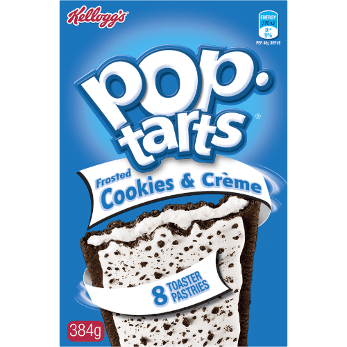Kellogg's Pop Tarts Frosted Cookies & Creme Toaster Pastries