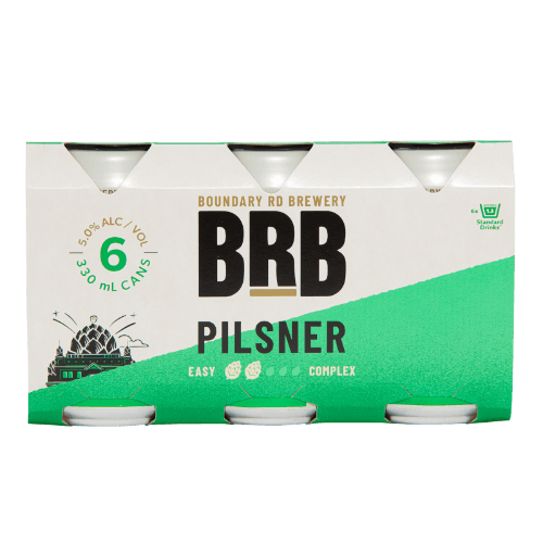 Boundary Road Brewery Pilsner Cans