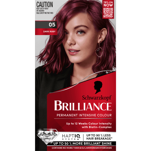 Schwarzkopf Brilliance Dark Ruby 05 Permanent Hair Colour