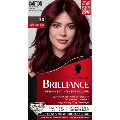 Schwarzkopf Brilliance Burgundy Chic 23 Permanent Hair Colour