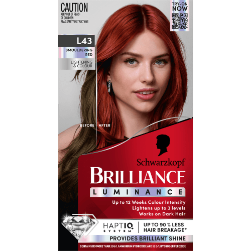 Schwarzkopf Brilliance Smouldering Red L43 Hair Colour