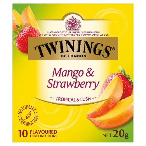 Twinings Infusions Mango & Strawberry Tea Bags 10 pack