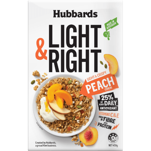 Hubbards Light & Right Peach Breakfast Cereal
